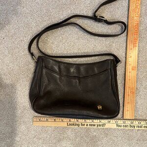 Vintage Leather Etienne Aigner Shoulder Bag